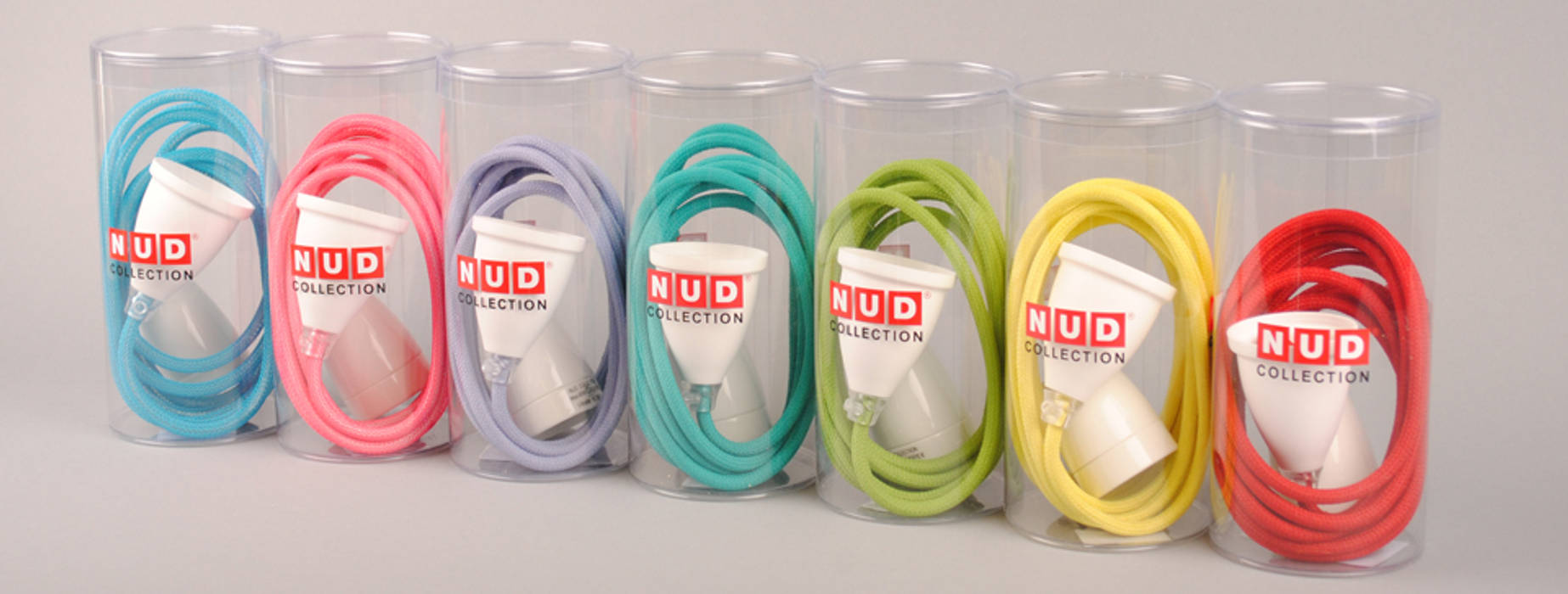 NUD Classic Textile Light Cord Roo's Beach Eklektyczny salon Oświetlenie