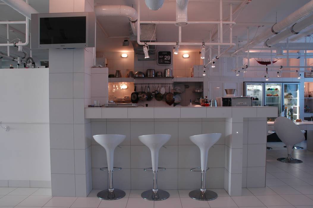 Кухня белого дома, Archivolto Archivolto Кухня в стиле лофт