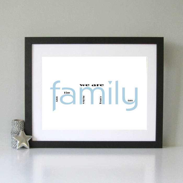 Personalised family print Always Sparkle Ulteriori spazi Immagini & Dipinti
