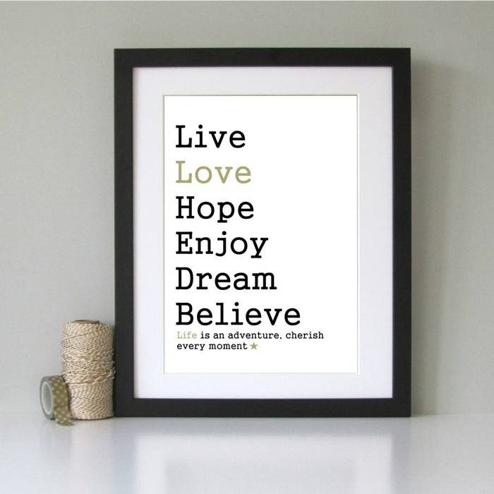 Inspirational wall art Always Sparkle Other spaces Pictures & paintings
