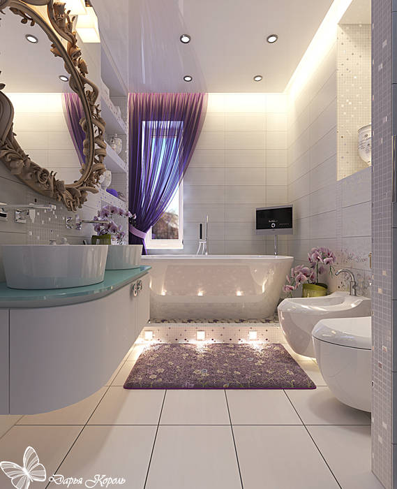 Bathroom in the bedroom "Provence", Your royal design Your royal design Ванная комната в эклектичном стиле