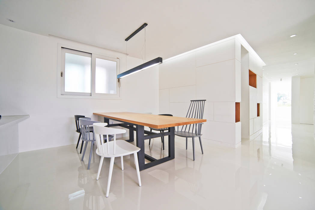 G House - Dining Room NEN Salas de jantar minimalistas