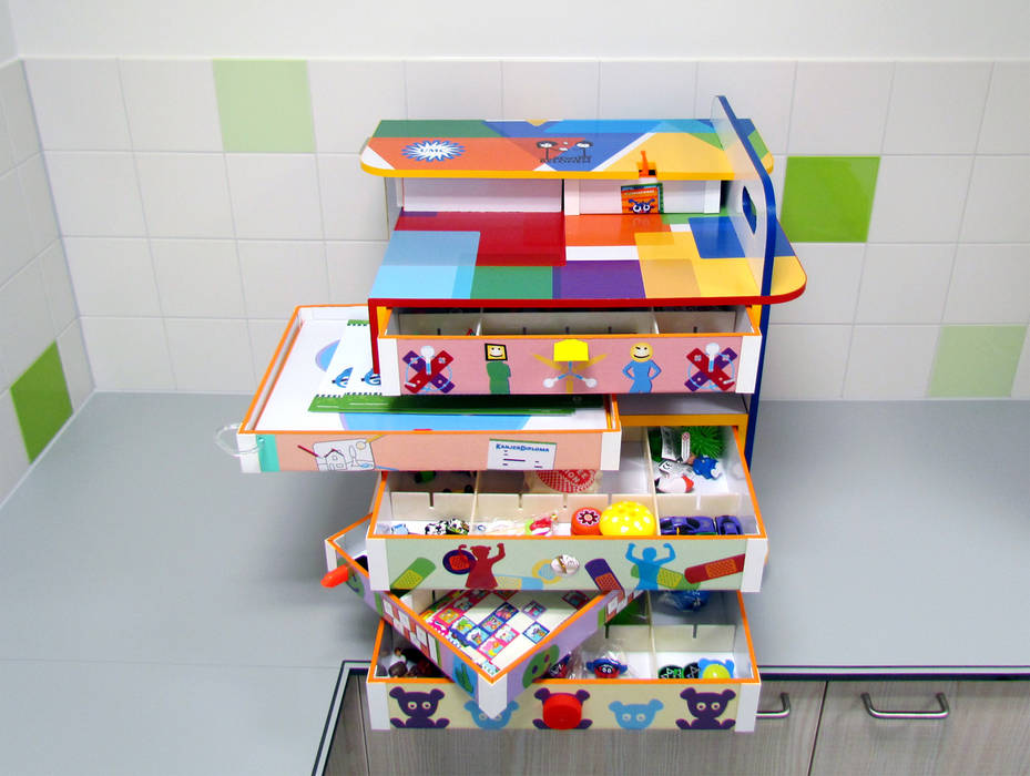 Bewust Belonen Box | Wilhelmina Kinderziekenhuis Utrecht, studio Che Eyzenbach studio Che Eyzenbach พื้นที่เชิงพาณิชย์ โรงพยาบาล