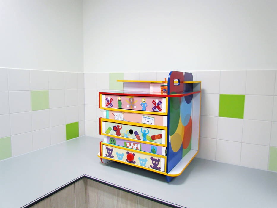 Bewust Belonen Box | Wilhelmina Kinderziekenhuis Utrecht, studio Che Eyzenbach studio Che Eyzenbach Espacios comerciales Hospitales