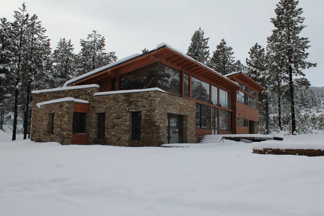 Casa Chapelco Golf - Patagonia Argentina, Aguirre Arquitectura Patagonica Aguirre Arquitectura Patagonica Casas modernas: Ideas, imágenes y decoración