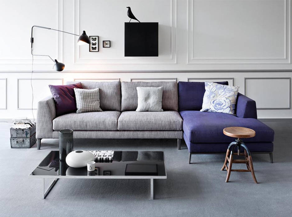 Time Sofa Campbell Watson Moderne Wohnzimmer Sofas und Sessel