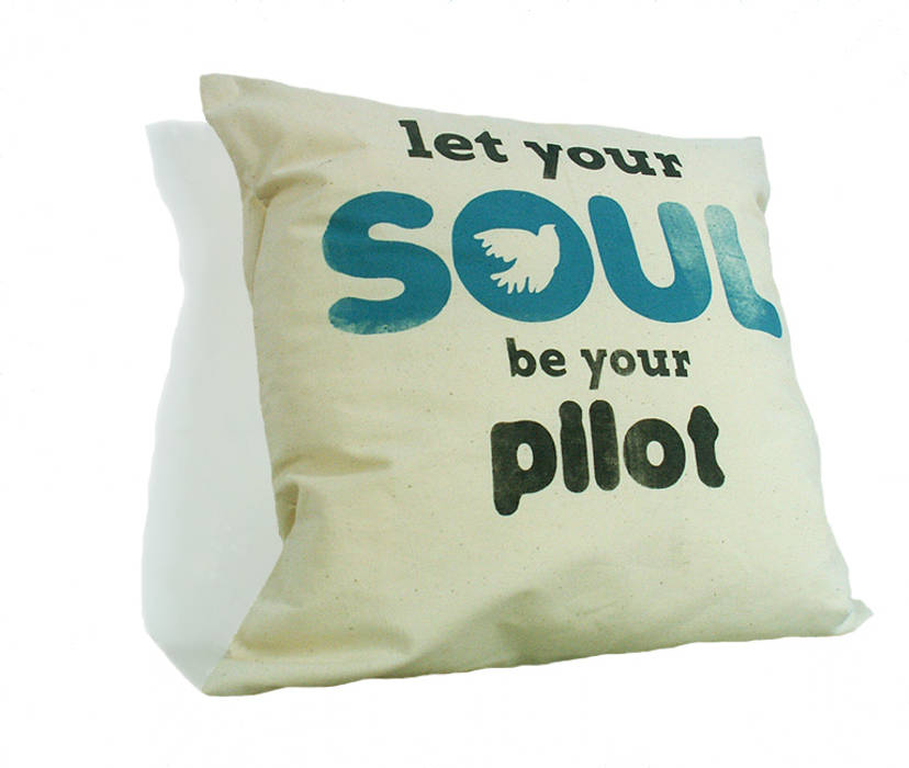 let your soul be your PILOT MAQUDESIGN Minimalistyczna sypialnia Tekstylia