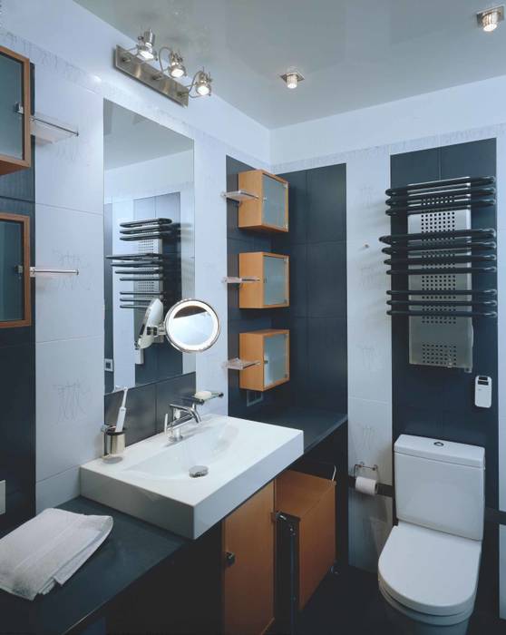 Интерьеры двухуровневой квартиры на ул. Куусинена, дизайн студия "LusiSarkis " дизайн студия 'LusiSarkis ' Ванная комната в стиле минимализм