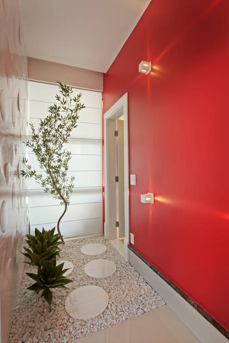 homify Modern corridor, hallway & stairs