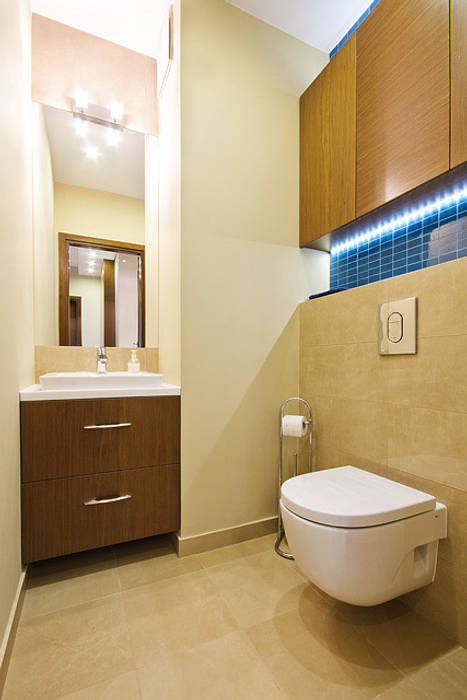 Mieszkanie do wypoczynku, ZAWICKA-ID Projektowanie wnętrz ZAWICKA-ID Projektowanie wnętrz Minimalistyczna łazienka