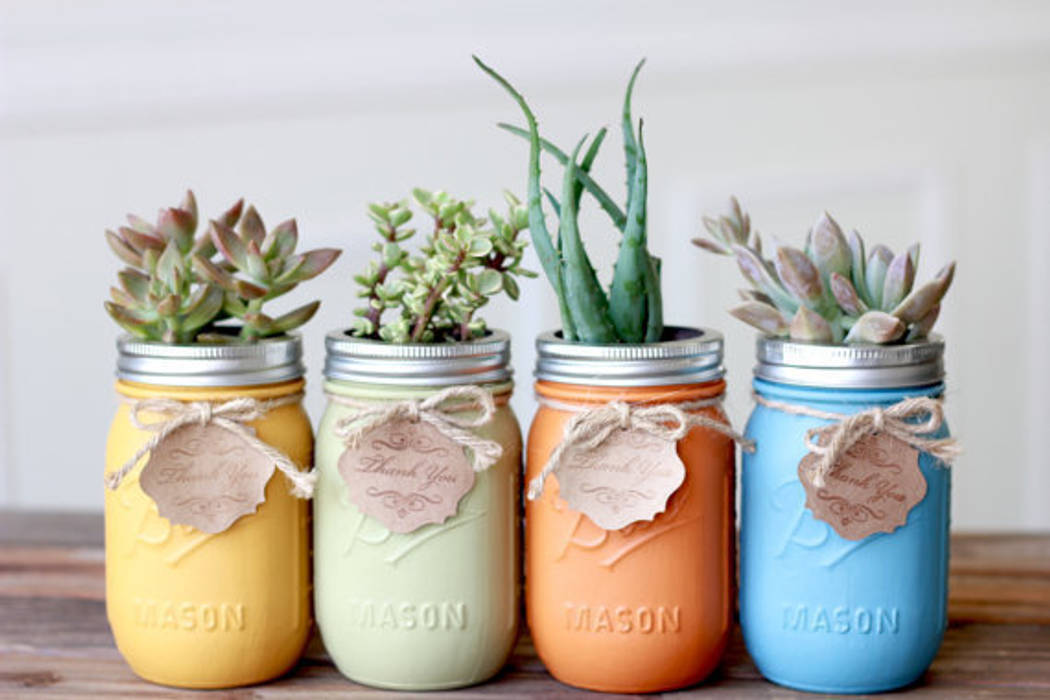 Mason Jars: de meest populaire glazen potten uit Amerika om o.a. uit te drinken en te eten!, Mason Jar Kitchen Mason Jar Kitchen Interior garden Interior landscaping