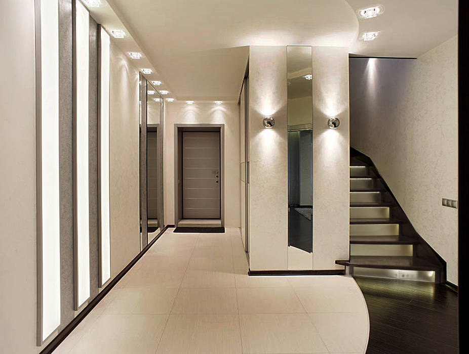 Холл Studio Design-rise Коридор, прихожая и лестница в стиле минимализм