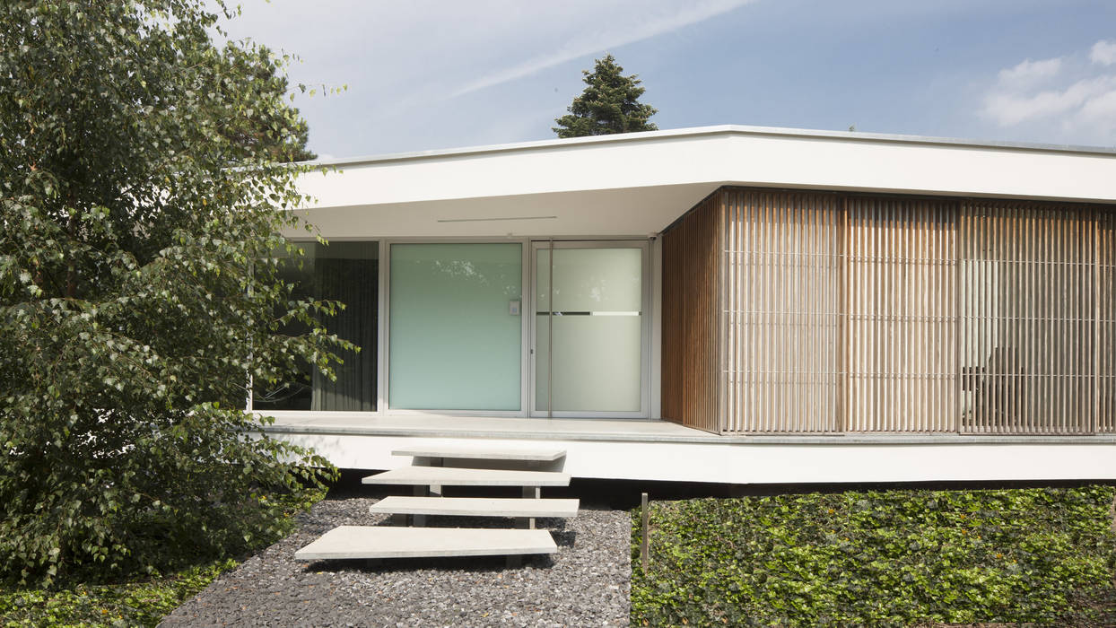 Eigentijdse bungalow, Lab32 architecten Lab32 architecten บ้านและที่อยู่อาศัย