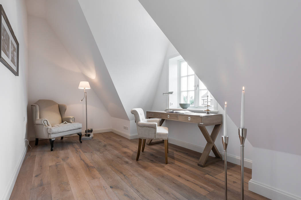 Home Staging Reetdachhaus auf Sylt, Immofoto-Sylt Immofoto-Sylt Arbeitszimmer im Landhausstil