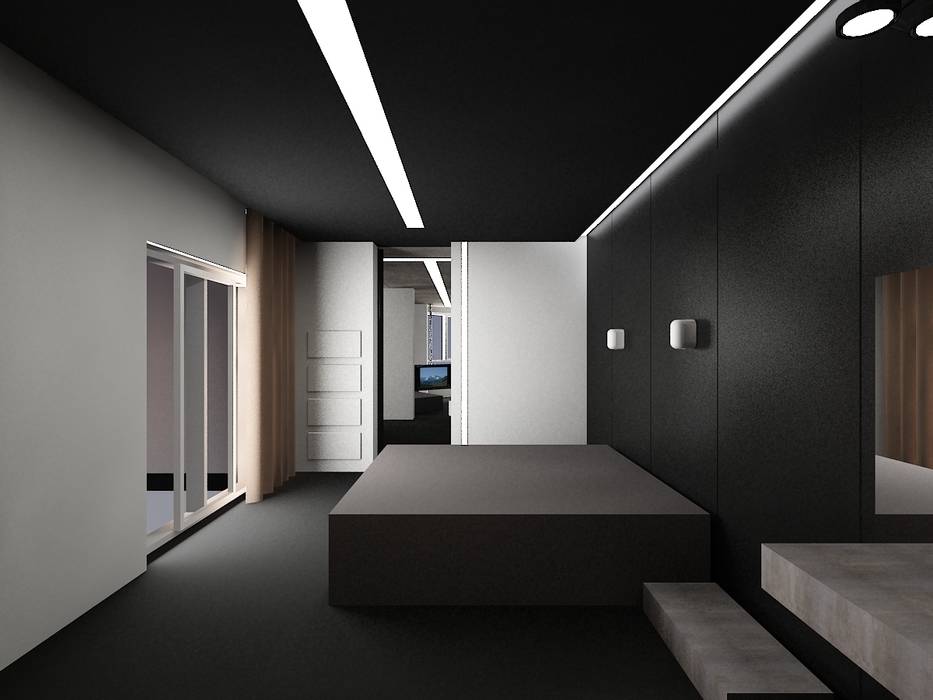 Спальня (DZ)M Интеллектуальный Дизайн Спальня в стиле минимализм