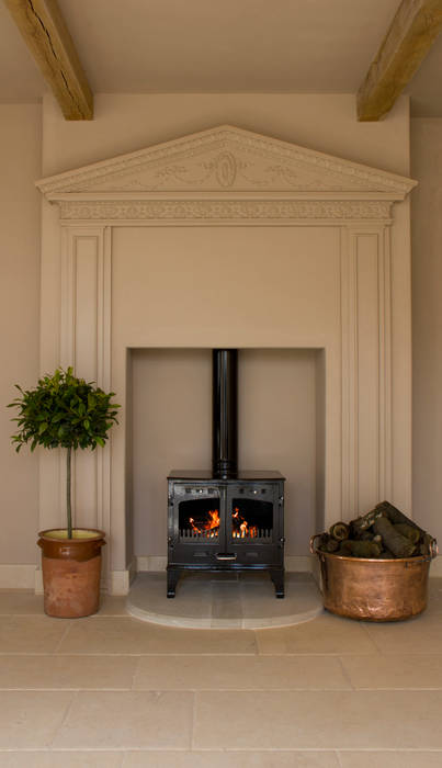 Carron Enameled 11kw Stoves are available from UKAA UKAA | UK Architectural Antiques Classic style living room Fireplaces & accessories