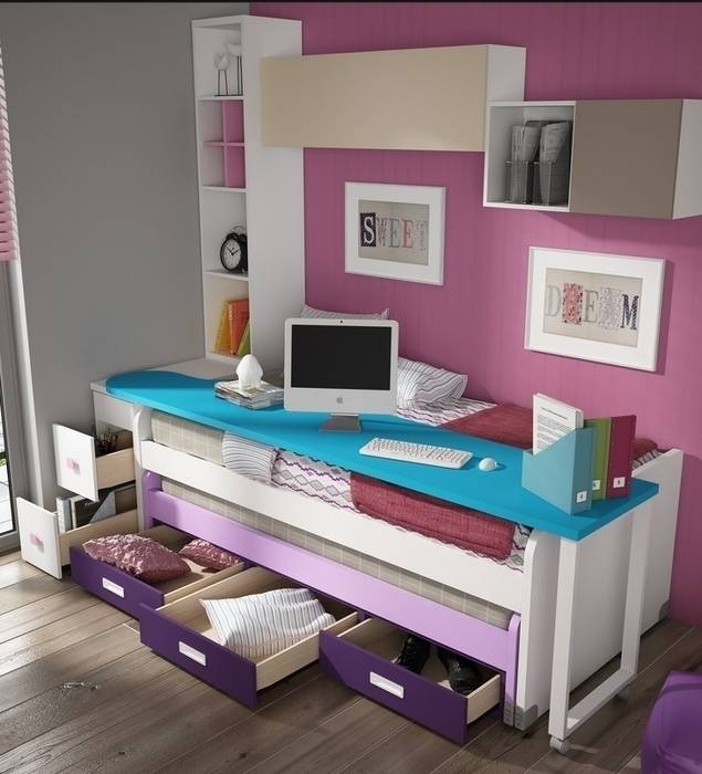 Dormitorio juvenil Sicilia (Detalle-2) Mobihogar-2000 Dormitorios infantiles de estilo moderno Camas y cunas