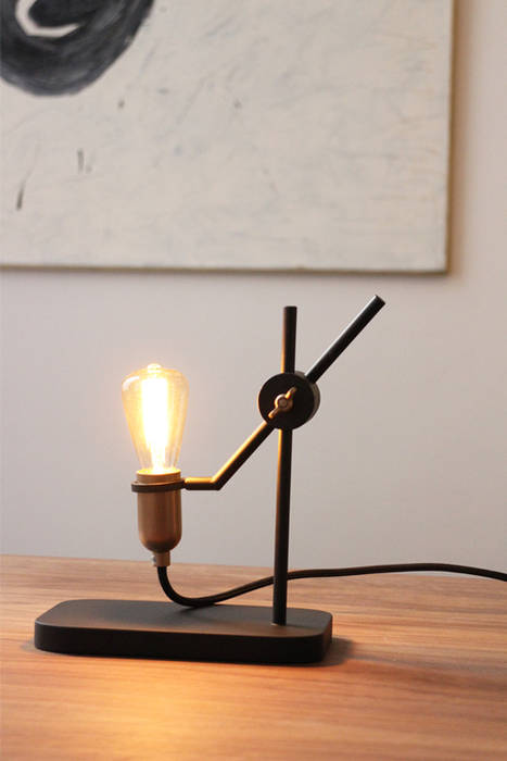Lighten Up, Studio Jolanda van Goor Studio Jolanda van Goor Scandinavian style living room Copper/Bronze/Brass Lighting