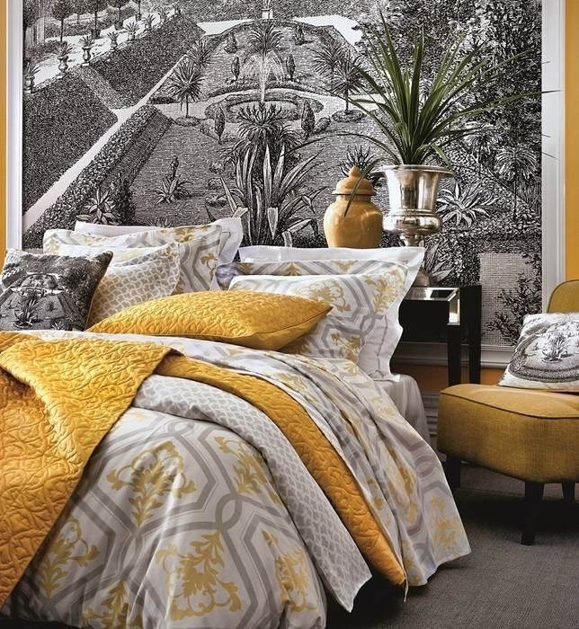 ​Frühling-Sommer Kollektion von Alexandre Turplault bringt Frische und französische Nonchalance in Ihr Schlafzimmer, Pacifico Home Pacifico Home Modern style bedroom Textiles