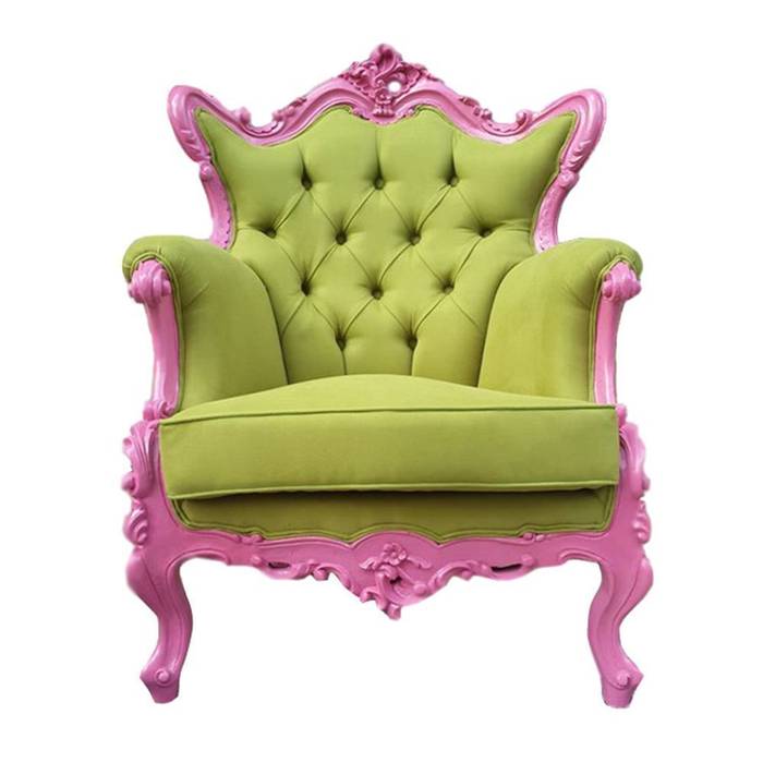 Pink Green Retro Koltuk EVMAMBO.COM Klasik Oturma Odası Kanepe & Koltuklar