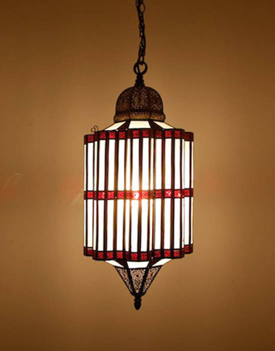 Antique Brass Moroccan Pendant Light Moroccan Bazaar Mediterranean corridor, hallway & stairs Lighting