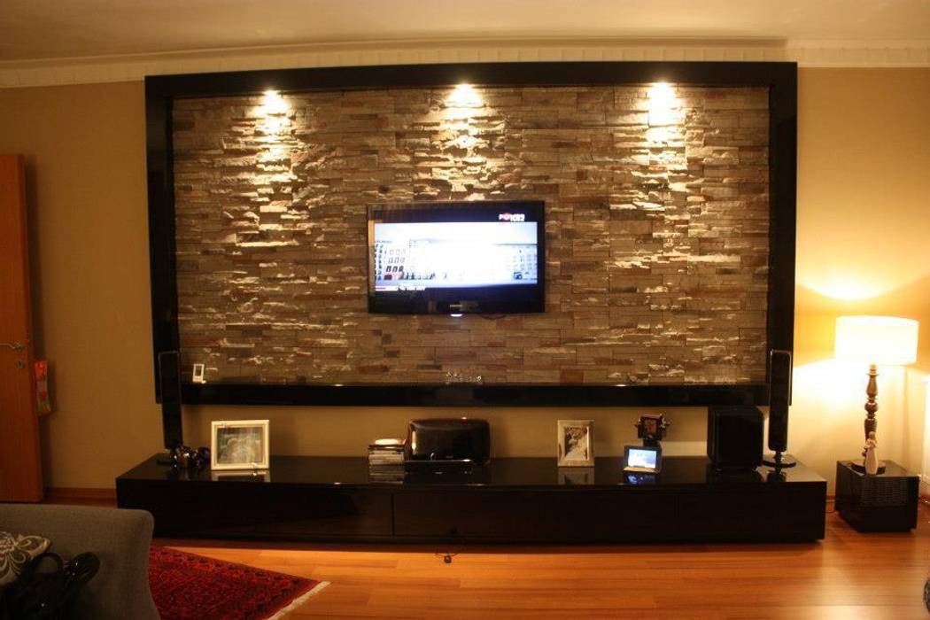 Akkaya's Family Home , NTG Mimarlık NTG Mimarlık Modern Living Room TV stands & cabinets