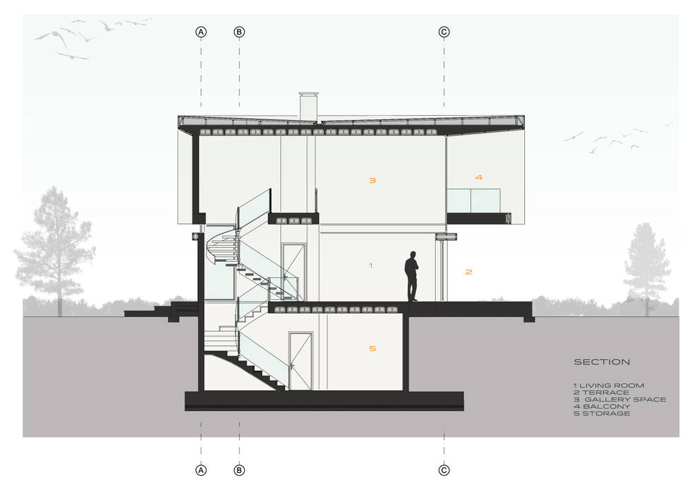 BK House, Bahadır Kul Architects Bahadır Kul Architects Modern home