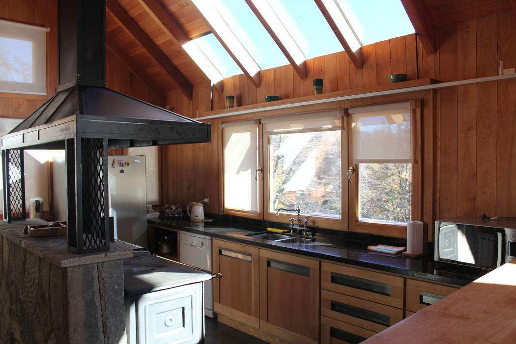 Aguirre Arquitectura Patagonica Klasyczna kuchnia