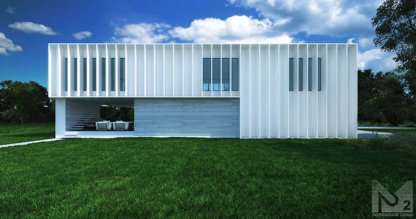 white house, ALEXANDER ZHIDKOV ARCHITECT ALEXANDER ZHIDKOV ARCHITECT Minimalist houses