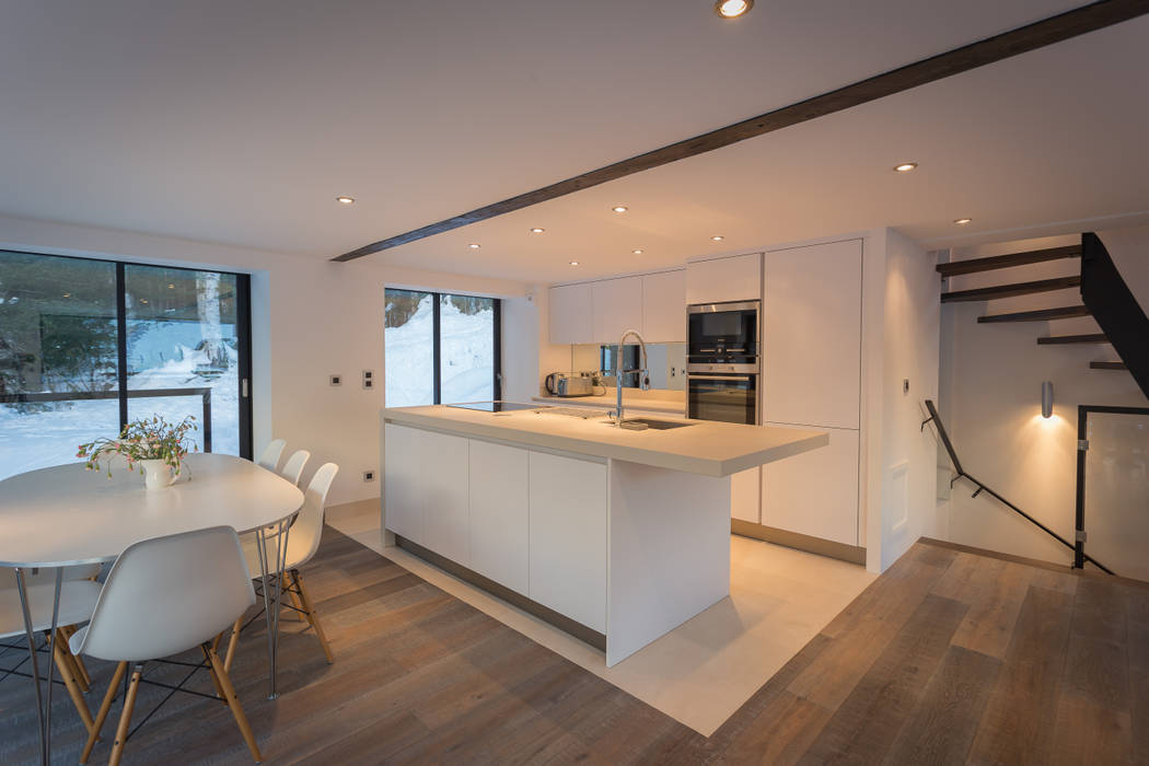 Chalet DAG, Chevallier Architectes Chevallier Architectes Modern kitchen