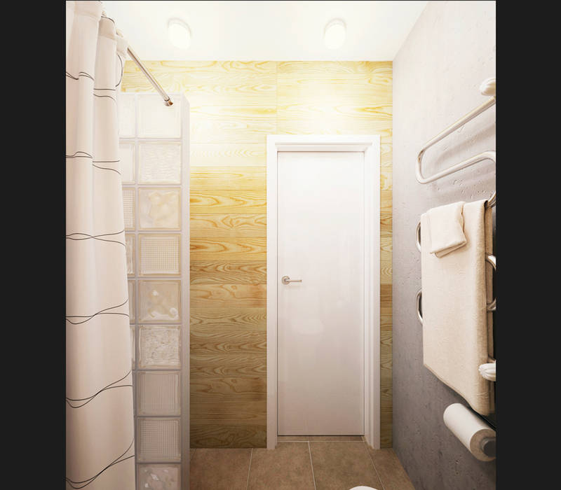 Corredores, halls e escadas minimalistas por IK-architects Minimalista