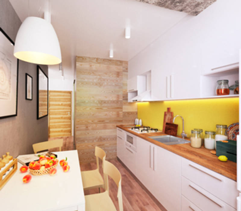 Cozinhas minimalistas por IK-architects Minimalista