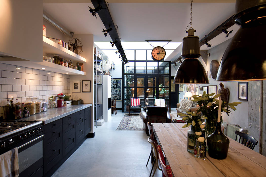 Garage Loft Industriele Keukens Van Bricks Studio Industrieel Homify