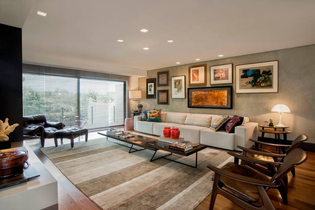 Projeto Casa Moderna Jorge Elmor Salas De Estar Modernas Por Elmor Arquitetura Moderno Homify