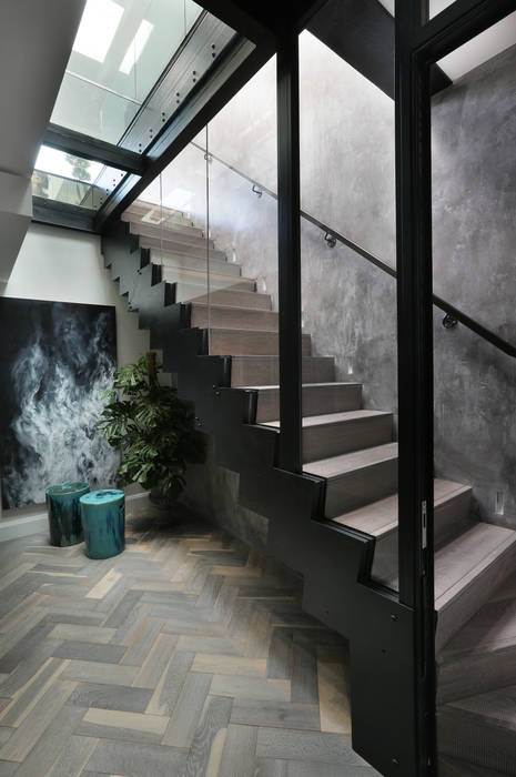 Luxury London penthouse, Alex Maguire Photography Alex Maguire Photography Koridor & Tangga Modern