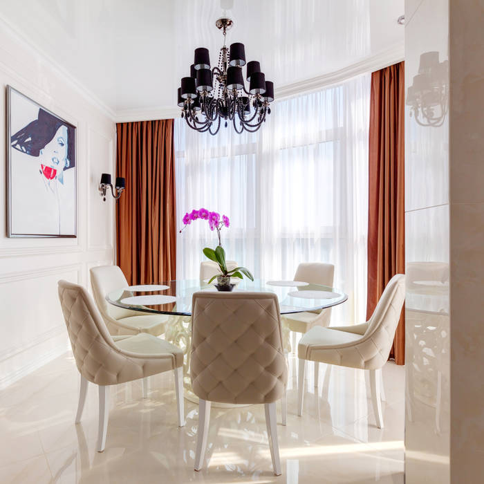 Квартира в Киеве, YOUSUPOVA YOUSUPOVA Classic style dining room