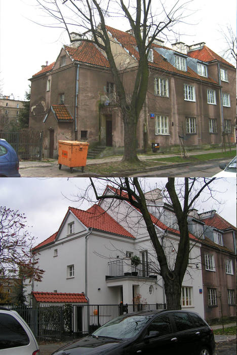 Dom przed i po przebudowie. Nowak i Nowak Architekci