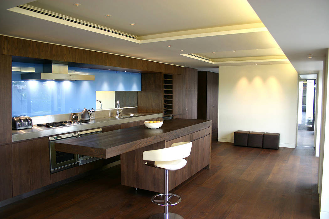 Notting Hill Apartment - 1 Jonathan Clark Architects Modern kitchen