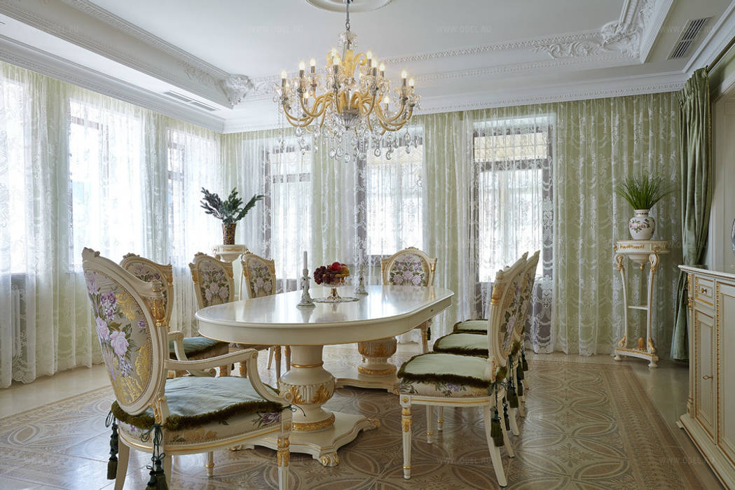 Столовая ODEL Столовая комната в классическом стиле столовая,стол,классический стиль