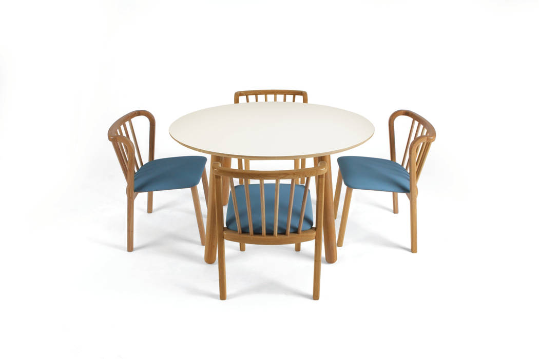 Bertie and Grace And Then Design Limited Scandinavian style dining room Chairs & benches