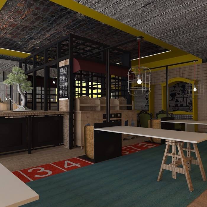 CAFE RESTOURANT, Marttasarım iç mimarlık proje uygulama Marttasarım iç mimarlık proje uygulama Commercial spaces Gastronomy