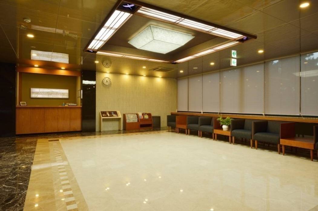 Natural marble flooring "NEW EASYSTONE" (주)이지테크(EASYTECH Inc.) Commercial spaces Conference Centres