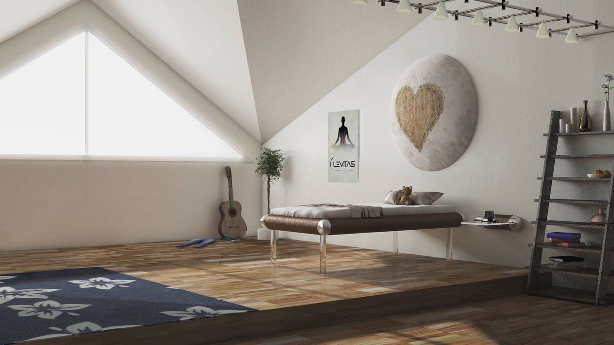 Teen MESO Levitas Design Modern style bedroom Beds & headboards
