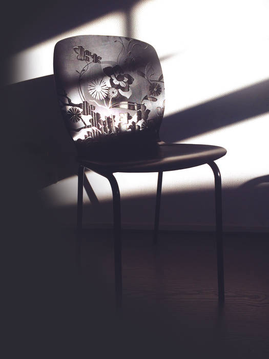 YOURS stoel • ontwerpstudio Roi de Bruijn ontwerpstudio Roi de Bruijn Moderne woonkamers Krukken, stoelen & zitkussens