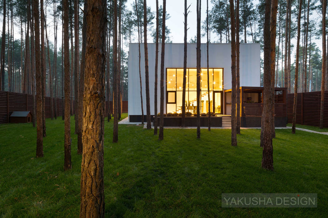 Дом-куб Yakusha Design Дома в стиле минимализм
