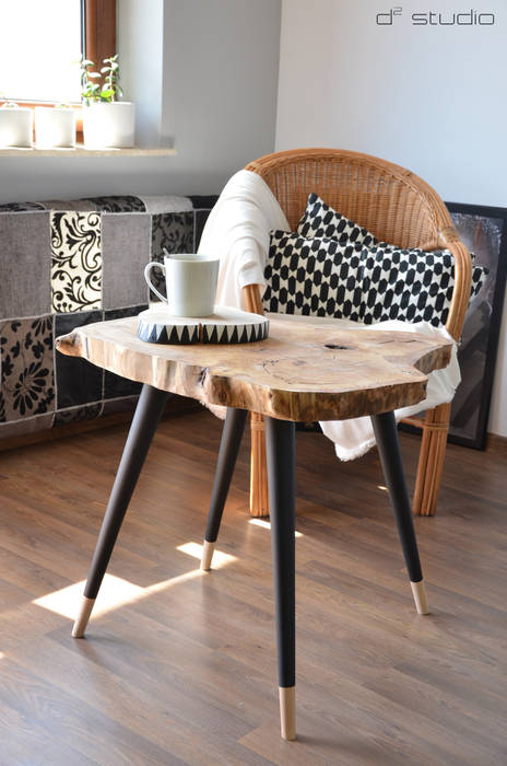 BIG STILL WOOD Coffee Table - Black D2 Studio Scandinavian style living room Side tables & trays