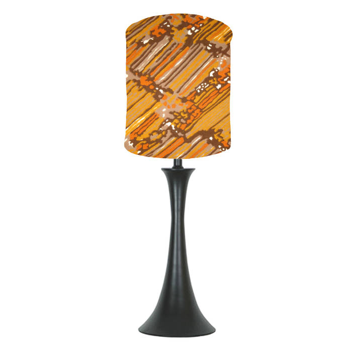 orange abstract lampshade bymarie Classic style dining room Lighting