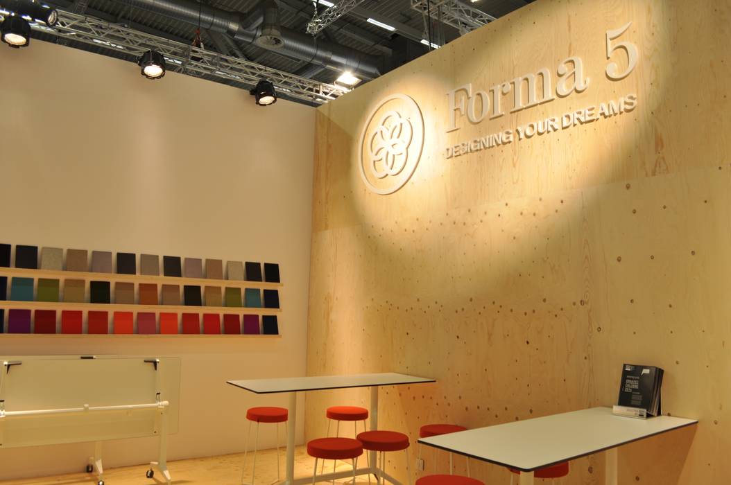 Diseño stand Forma5. Orgatec 2014, Morgui Súnico Morgui Súnico Commercial spaces Exhibition centres
