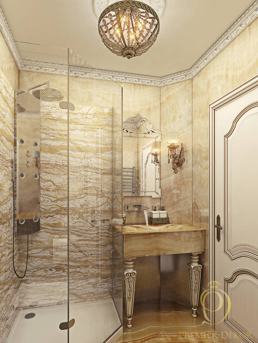 Белое золото Premier Dekor Ванная в классическом стиле