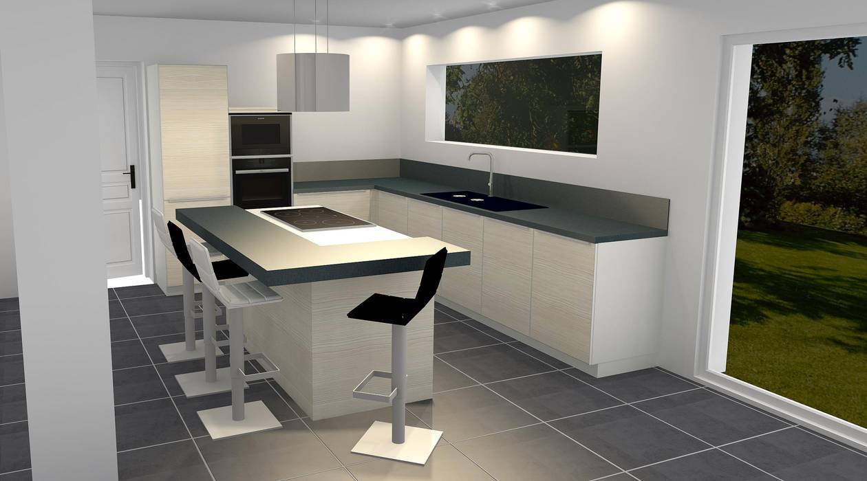 Conception De La Cuisine En 3d Inside M Homify
